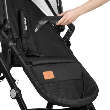 Lionelo - Kombinierter 3-in-1-Kinderwagen BIANKA Schwarz Onyx