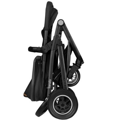 Lionelo - Kombinierter 3-in-1-Kinderwagen BIANKA Schwarz Onyx
