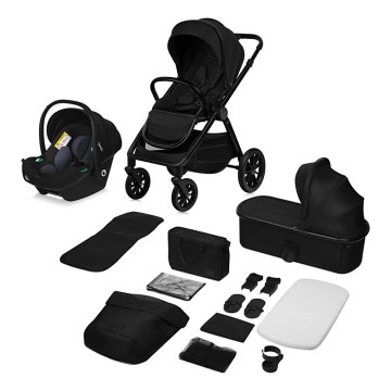 Lionelo - Kombinierter 3-in-1-Kinderwagen LAYLA Black Onyx