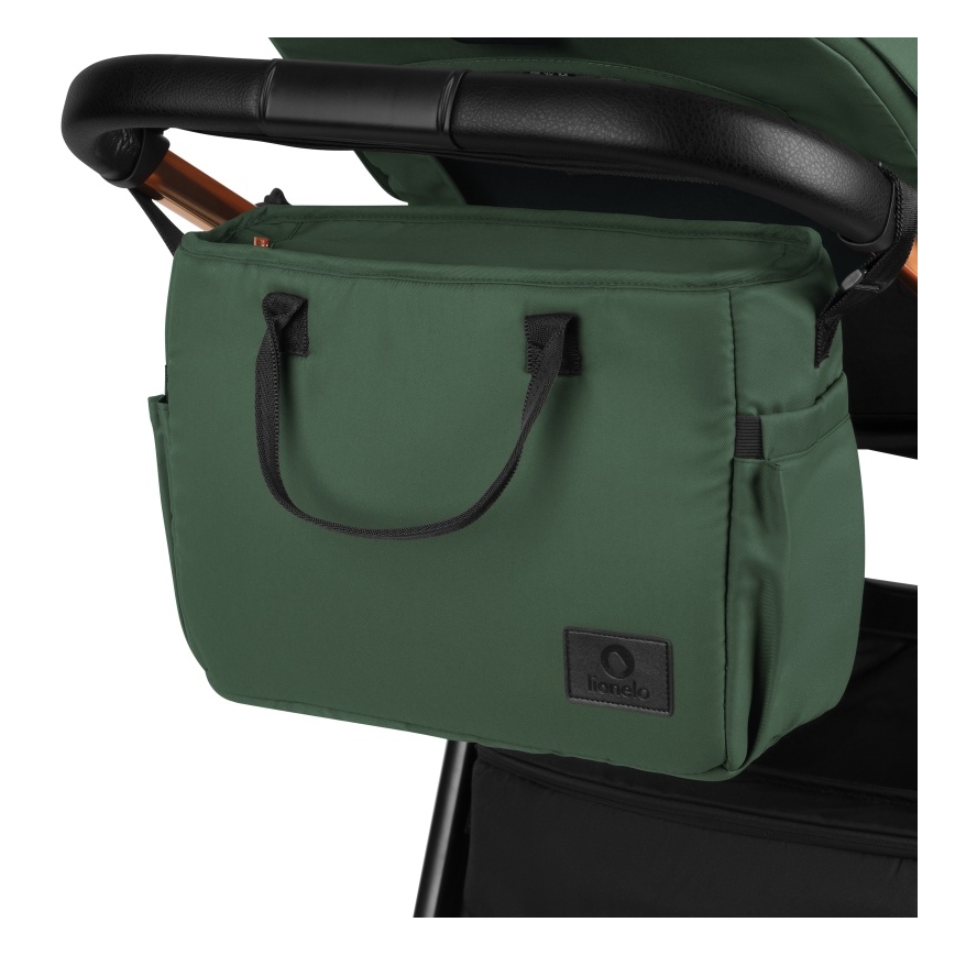 Lionelo - Kombinierter 3-in-1-Kinderwagen LAYLA Green Forest