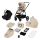 Lionelo - Kombinierter 3-in-1-Kinderwagen MERIL Beige Sand