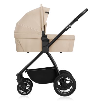 Lionelo - Kombinierter 3-in-1-Kinderwagen MERIL Beige Sand