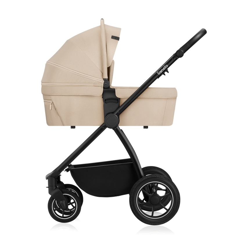 Lionelo - Kombinierter 3-in-1-Kinderwagen MERIL Beige Sand