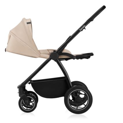 Lionelo - Kombinierter 3-in-1-Kinderwagen MERIL Beige Sand