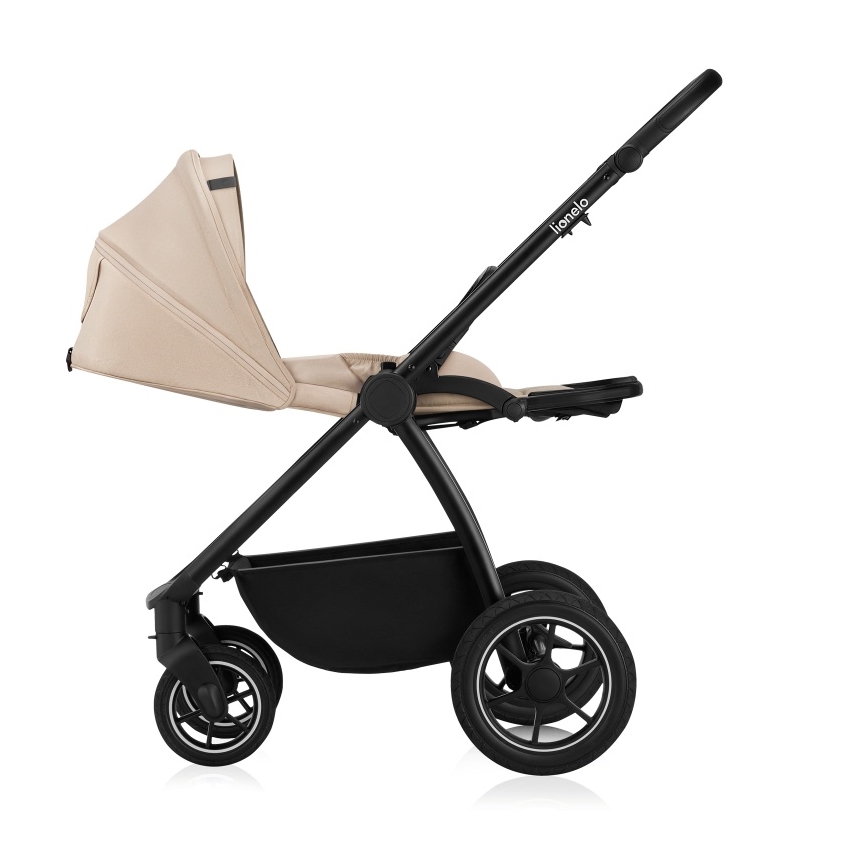 Lionelo - Kombinierter 3-in-1-Kinderwagen MERIL Beige Sand