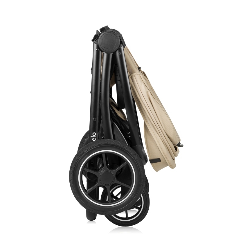 Lionelo - Kombinierter 3-in-1-Kinderwagen MERIL Beige Sand