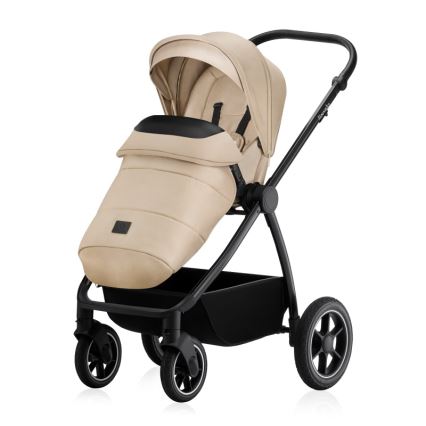 Lionelo - Kombinierter 3-in-1-Kinderwagen MERIL Beige Sand