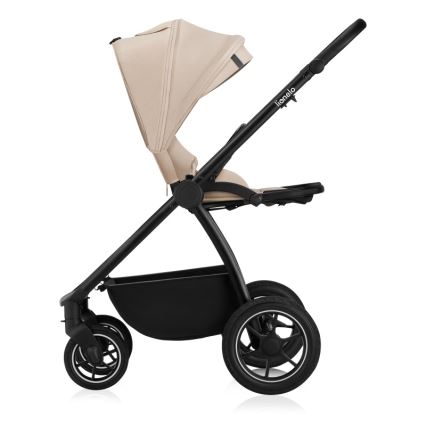 Lionelo - Kombinierter 3-in-1-Kinderwagen MERIL Beige Sand