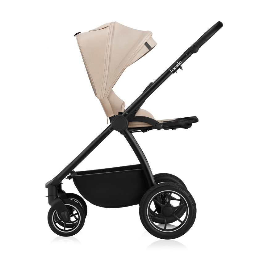 Lionelo - Kombinierter 3-in-1-Kinderwagen MERIL Beige Sand