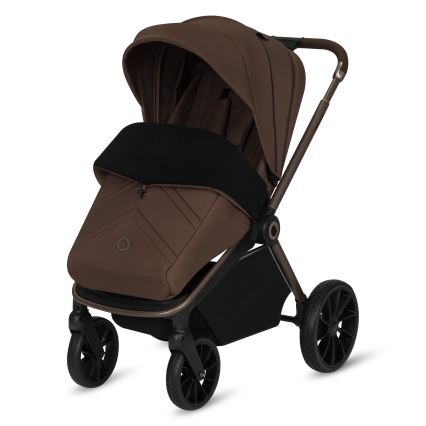Lionelo - Kombinierter 3-in-1-Kinderwagen MIKA PLUS Mocha Mousse