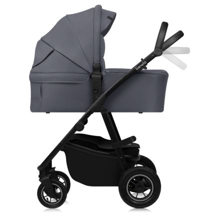 Lionelo - Kombinierter Kinderwagen 2-in-1 AMBER PLUS Grau Graphit