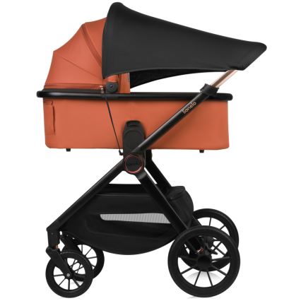 Lionelo - Kombinierter Kinderwagen 2-in-1 LAYLA Braun-Rost