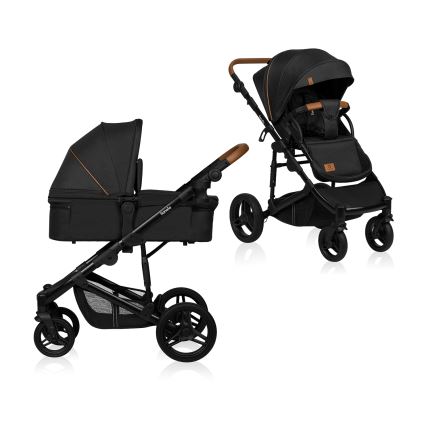 Lionelo - Kombinierter Kinderwagen 2-in-1 MARI TOUR Black Onyx