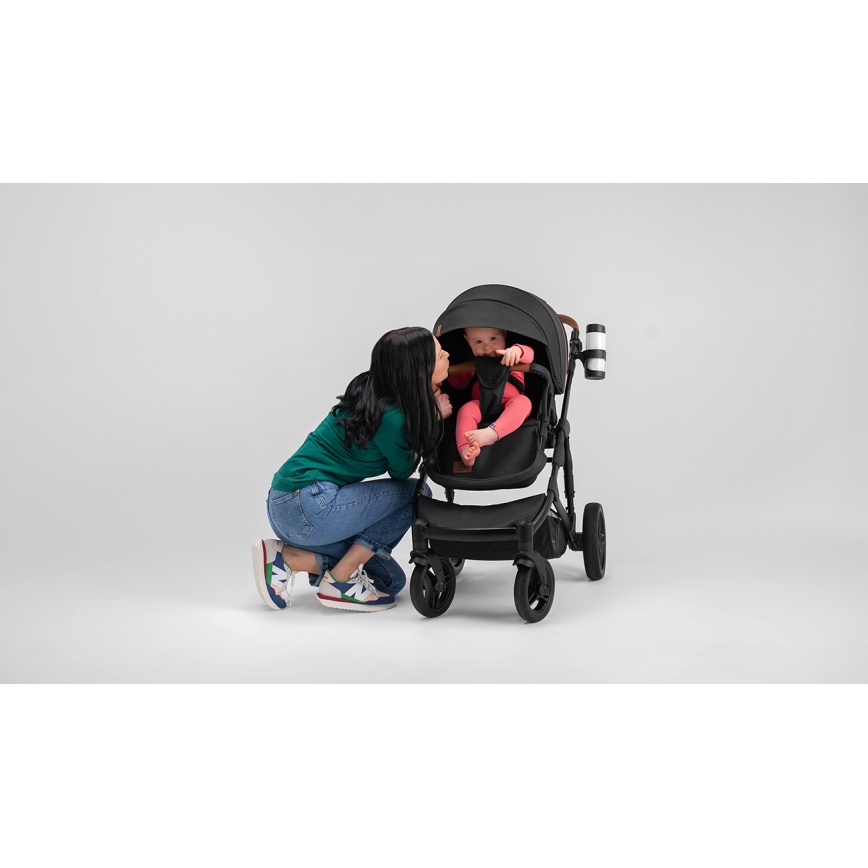 Lionelo - Kombinierter Kinderwagen 2-in-1 MARI TOUR Black Onyx