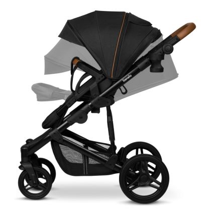 Lionelo - Kombinierter Kinderwagen 2-in-1 MARI TOUR Black Onyx