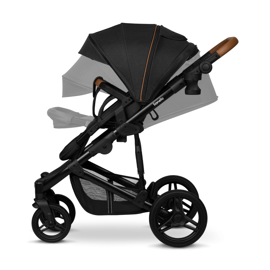 Lionelo - Kombinierter Kinderwagen 2-in-1 MARI TOUR Black Onyx