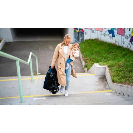 Lionelo - Kombinierter Kinderwagen 2-in-1 MIKA Blue Navy