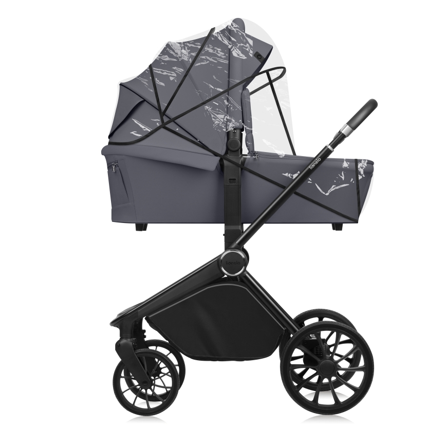 Lionelo - Kombinierter Kinderwagen 2-in-1 MIKA PLUS Steingrau