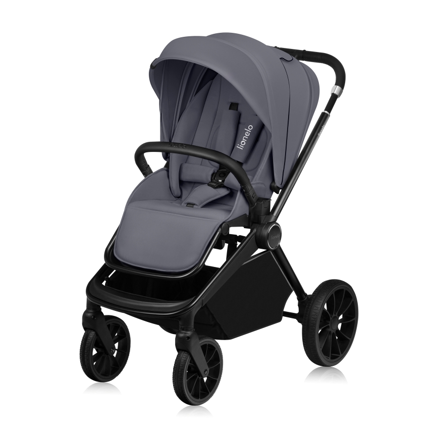 Lionelo - Kombinierter Kinderwagen 2-in-1 MIKA PLUS Steingrau