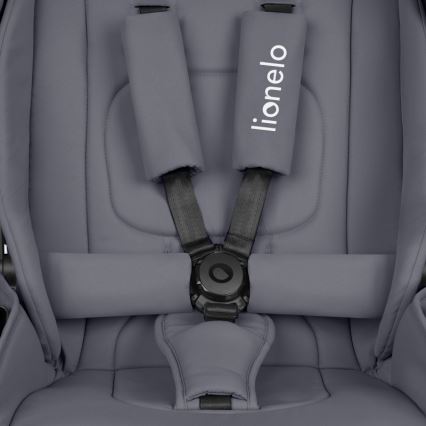 Lionelo - Kombinierter Kinderwagen 2-in-1 MIKA PLUS Steingrau