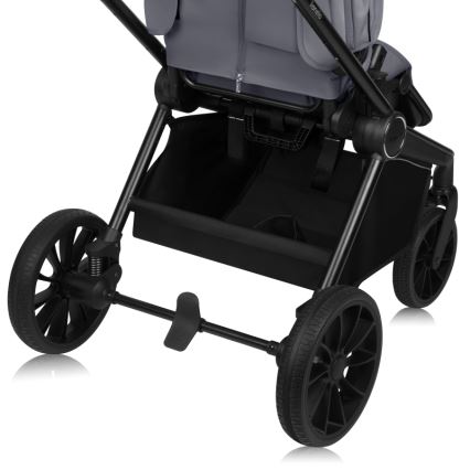 Lionelo - Kombinierter Kinderwagen 2-in-1 MIKA PLUS Steingrau