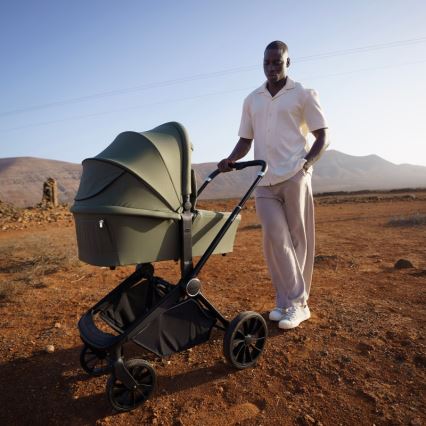 Lionelo - Kombinierter Kinderwagen 3-in-1 MIKA PLUS Olivegrün