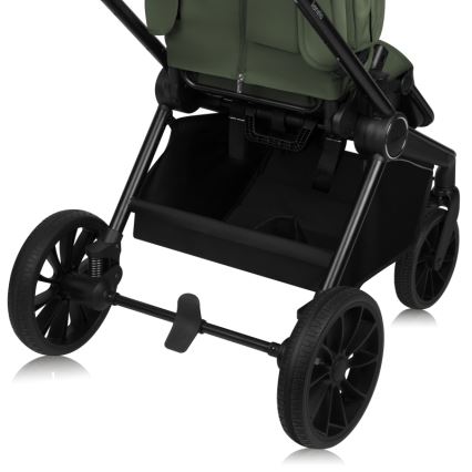 Lionelo - Kombinierter Kinderwagen 3-in-1 MIKA PLUS Olivegrün