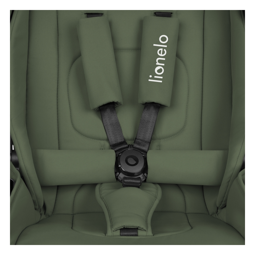 Lionelo - Kombinierter Kinderwagen 3-in-1 MIKA PLUS Olivegrün