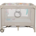 Lionelo - Laufgitter MILLE PLUS Grau-Beige
