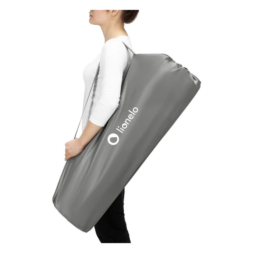 Lionelo - Laufgitter ROEL PLUS Grau/Mehrfarbig