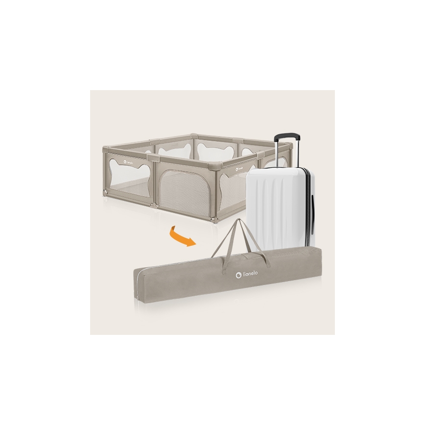 Lionelo - Laufgitter WILLOW XL beige