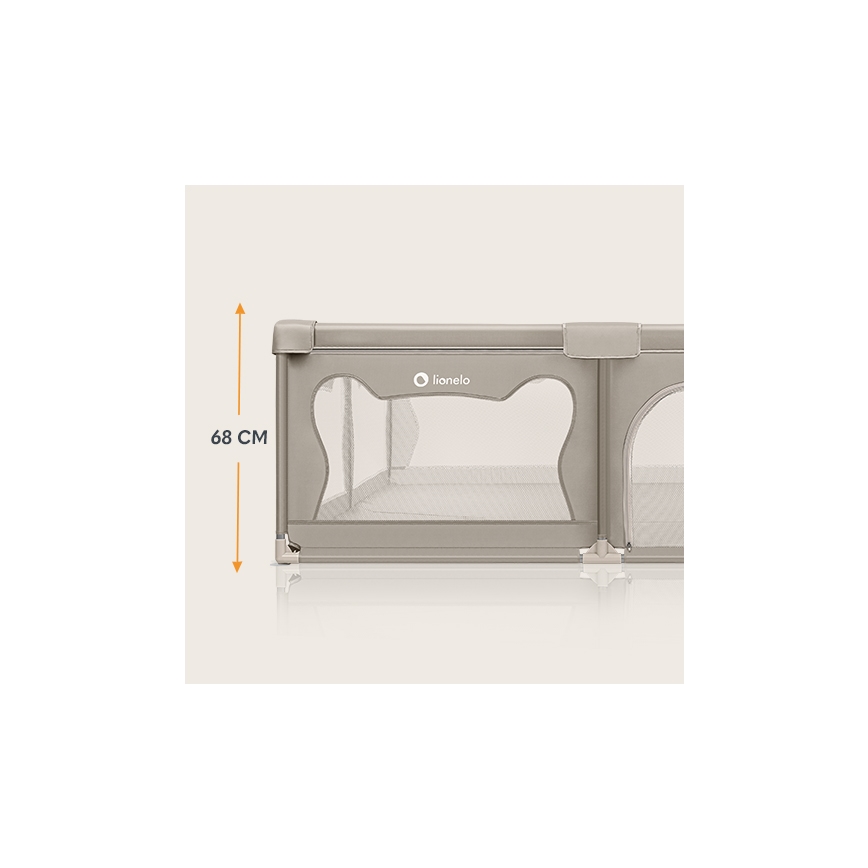 Lionelo - Laufgitter WILLOW XL beige