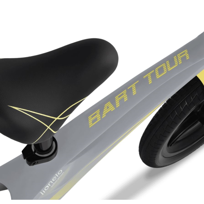 Lionelo - Laufrad BART TOUR grau/gelb