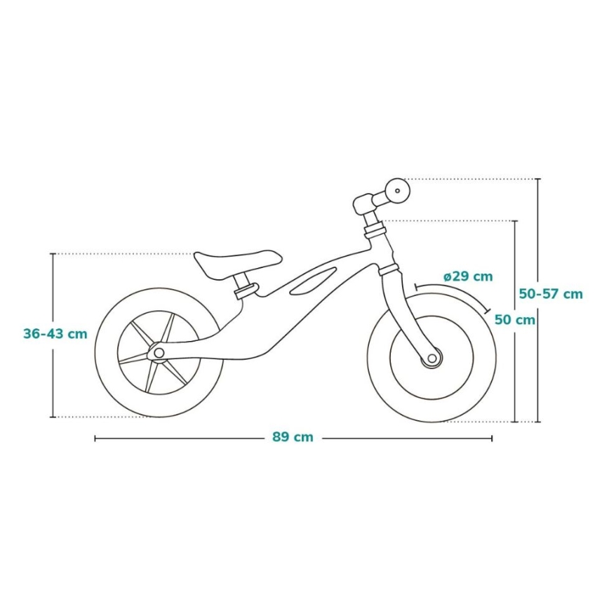 Lionelo - Laufrad BART TOUR grau/gelb