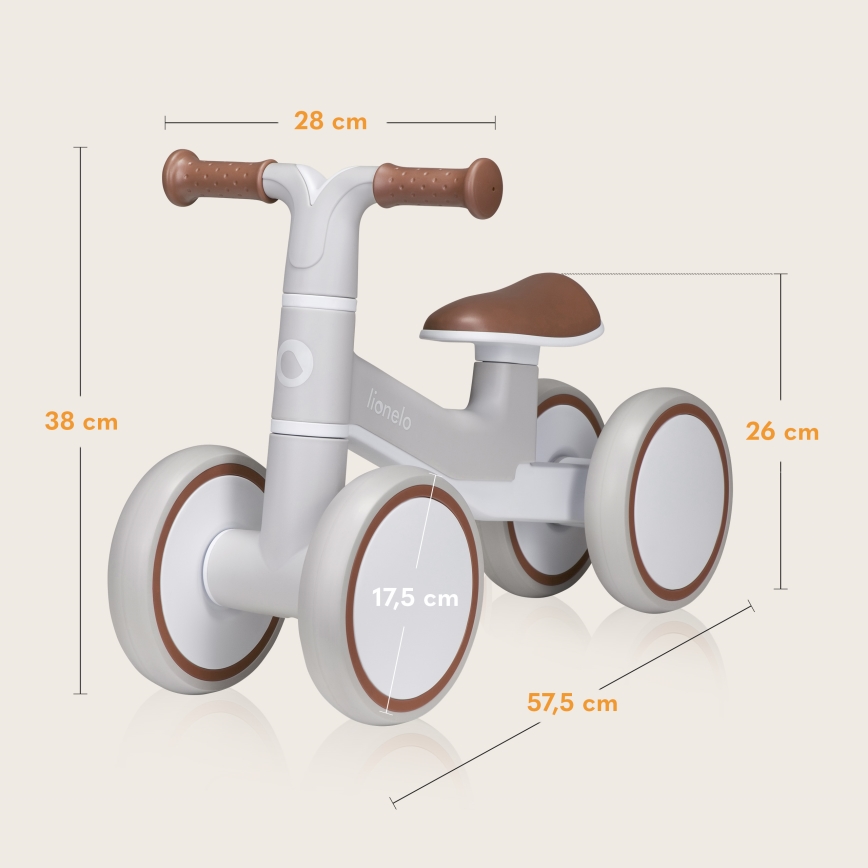 Lionelo - Laufrad VILLY Beige Latte
