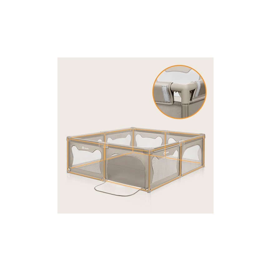 Lionelo - Laufstall WILLOW XL beige