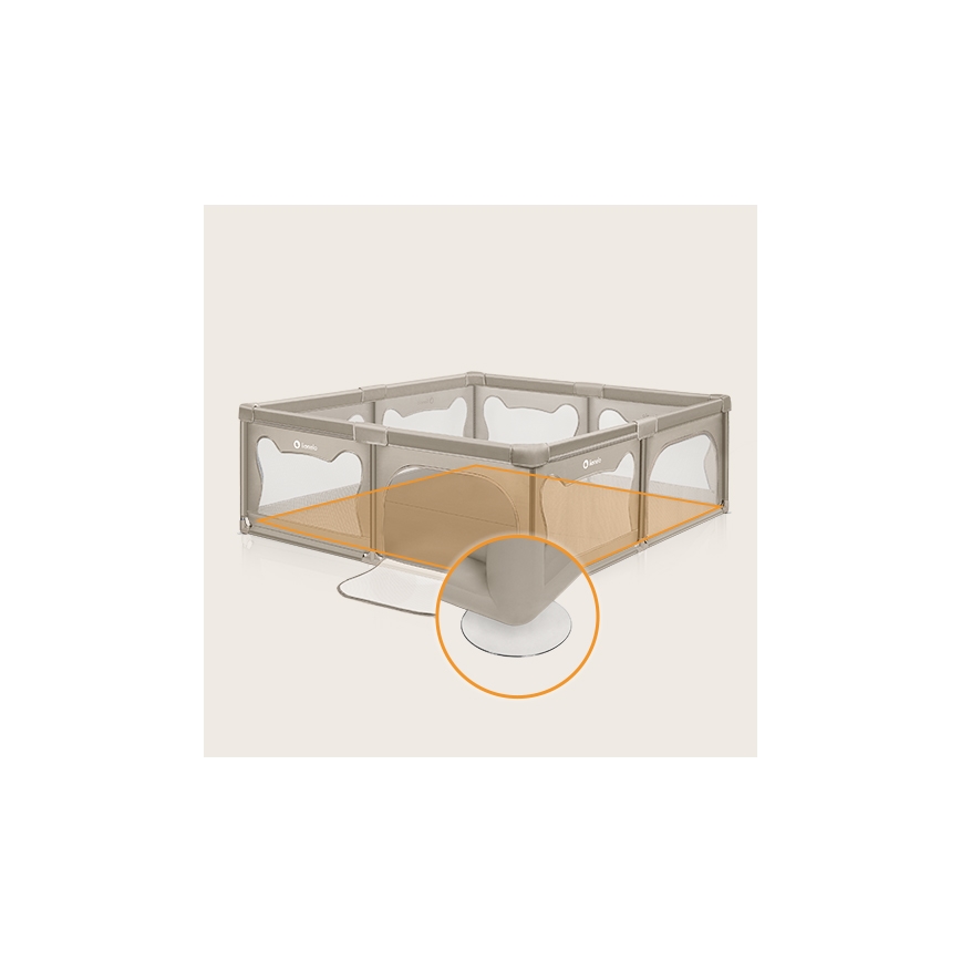 Lionelo - Laufstall WILLOW XL beige