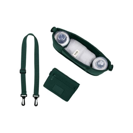 Lionelo - Organizer für Kinderwagen LITTLE CUBE Green Forest