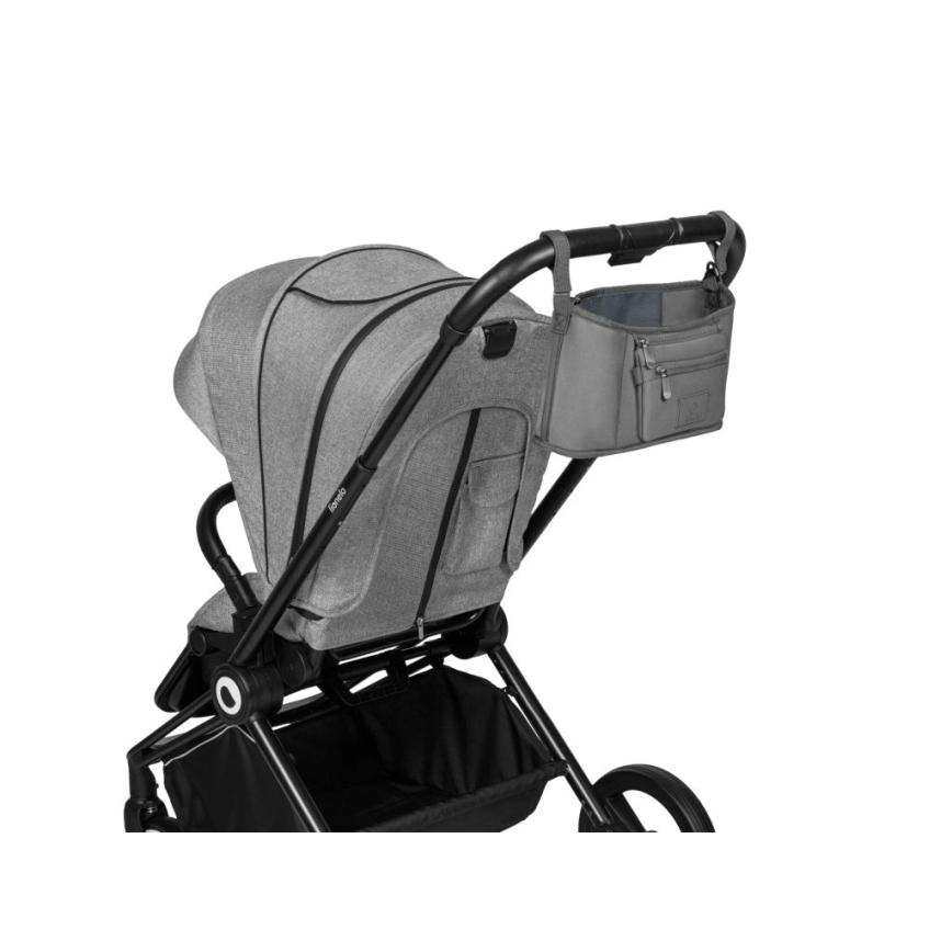 Lionelo - Organizer für Kinderwagen LITTLE CUBE Steingrau