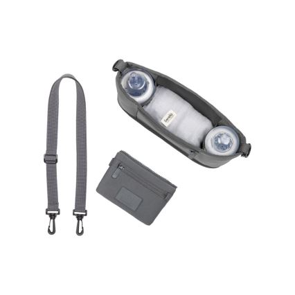 Lionelo - Organizer für Kinderwagen LITTLE CUBE Steingrau