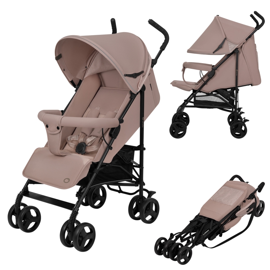 Lionelo - Regenschirm-Kinderwagen ELIA Beige Taupe