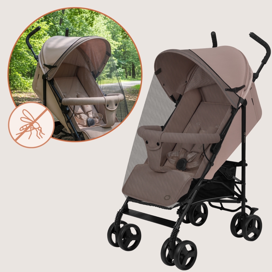 Lionelo - Regenschirm-Kinderwagen ELIA Beige Taupe