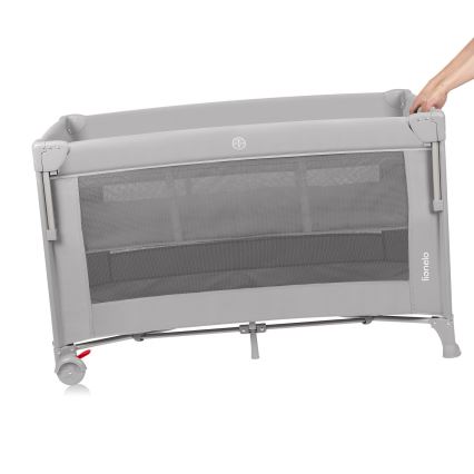 Lionelo - Reisebett 3-in-1 ELLEN Betongrau