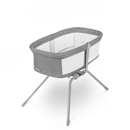 Lionelo - Reisebett 3-in-1 MALIN Grey Stone