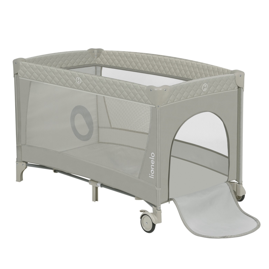 Lionelo - Reisebett FLOWER Cappuccino