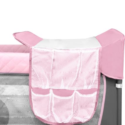 Lionelo - Reisebett FLOWER Flamingo