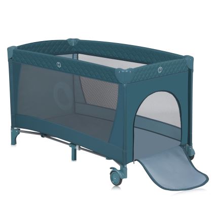 Lionelo - Reisebett FLOWER Grün-Türkis