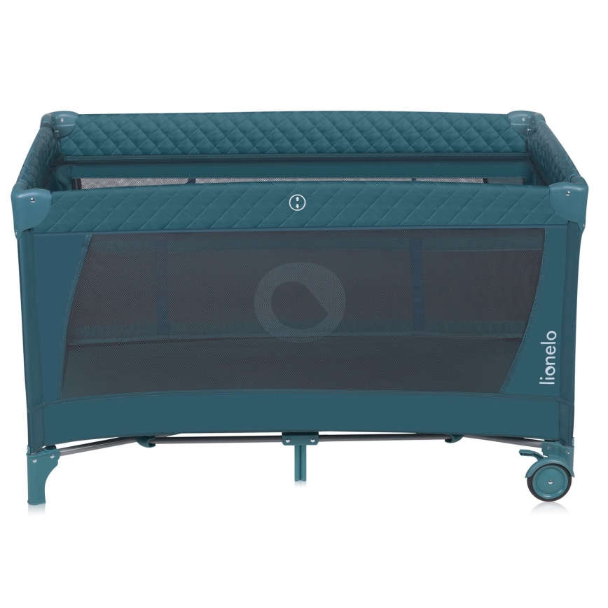 Lionelo - Reisebett FLOWER Grün-Türkis