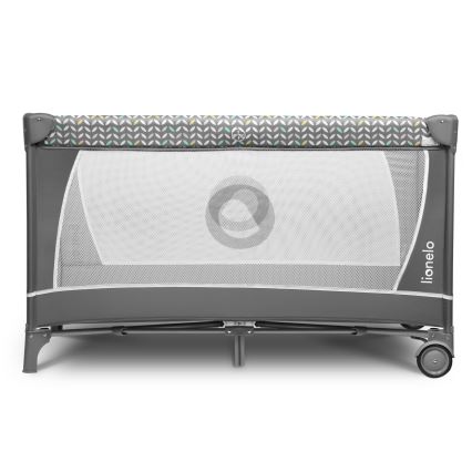Lionelo - Reisebett FLOWER Scandi Grau
