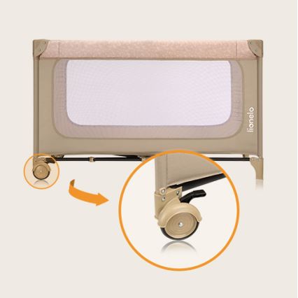 Lionelo - Reisebett JASMIN EASY FOLD Beige Sand